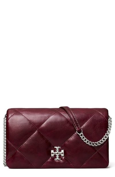 Tory Burch Tory Burch Kira Quilted Leather Wallet on a Chain