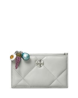 Tory Burch Tory Burch Kira Small Diamond Quilted Leather Zip Around Wallet