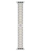 Tory Burch Tory Burch Kira Square Stainless Steel & Ivory Silicone Band for Apple Watch, 38/40/41/42mm and 42/44/45/46/49mm - 1
