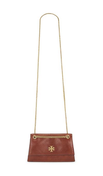 Tory Burch Tory Burch Kira Turnlock Embossed Snake Mini Shoulder Bag