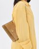 Tory Burch Tory Burch Kira Turnlock Suede Mini Bag Toffee One - 3
