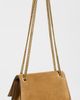 Tory Burch Tory Burch Kira Turnlock Suede Mini Bag Toffee One - 4