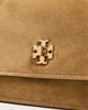 Tory Burch Tory Burch Kira Turnlock Suede Mini Bag Toffee One - 5