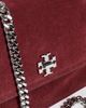Tory Burch Tory Burch Kira Turnlock Suede Shoulder Bag Merlot One - 4
