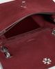 Tory Burch Tory Burch Kira Turnlock Suede Shoulder Bag Merlot One - 5