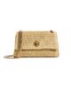 Tory Burch Tory Burch Kira Turnlock Woven Mini Bag Natural One - 1