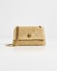 Tory Burch Tory Burch Kira Turnlock Woven Mini Bag Natural One - 2
