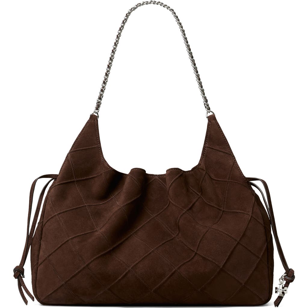 Tory Burch Tory Burch Large Fleming Suede Tote