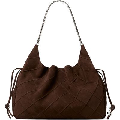 Tory Burch Tory Burch Large Fleming Suede Tote