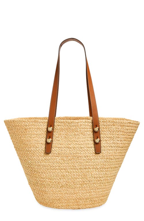 Tory Burch Tory Burch Large Romy Straw Basket Tote Bag
