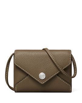 Tory Burch Tory Burch Leather Crossbody Card Case