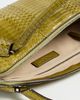Tory Burch Tory Burch Leather Lock Snake Top Handle Bag Moss One - 6