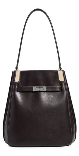 Tory Burch Tory Burch Lee Radziwill Bucket Bag Cocoa One
