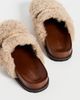 Tory Burch Tory Burch Leelee Mules Sweet Brown/True Natural/Gold - 4