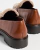 Tory Burch Tory Burch Leelee Shearling Lug Loafers Sweet Brown/Cashew Butter/Gold - 4