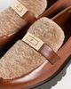 Tory Burch Tory Burch Leelee Shearling Lug Loafers Sweet Brown/Cashew Butter/Gold - 6
