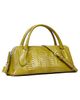 Tory Burch Tory Burch Lock Snake Top Handle Leather Bag - 4