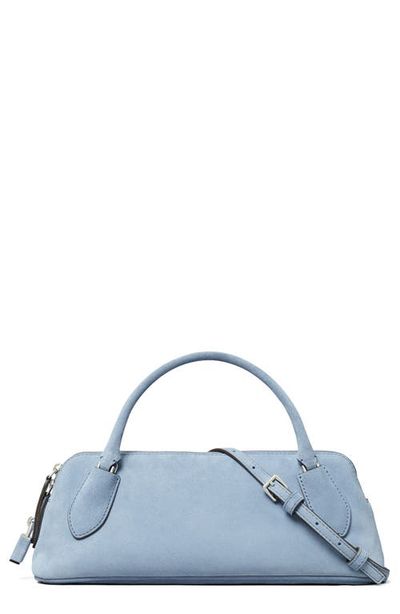 Tory Burch Tory Burch Lock Suede Top Handle Bag