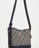 Tory Burch Tory Burch Lock T Monogram Slim Medium Bucket Bag Tory Navy One - 4