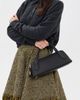 Tory Burch Tory Burch Lock Top Handle Baguette Bag Black One - 2