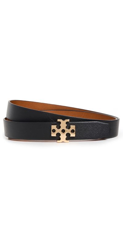 Tory Burch Tory Burch Logo Belt Black