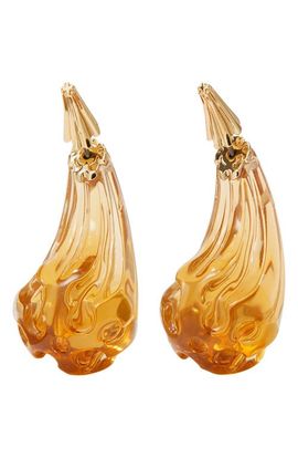 Tory Burch Tory Burch Logo Drop Front/Back Earrings