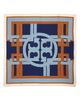 Tory Burch Tory Burch Logo Link Silk Square Scarf - 2