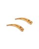 Tory Burch Tory Burch Logo Spike Front To Back Earrings - 2