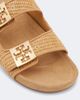 Tory Burch Tory Burch Mellow raffia-effect slides - 6