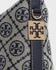 Tory Burch Tory Burch Mellow T Monogram Shoulder Bag Tory Navy One - 5