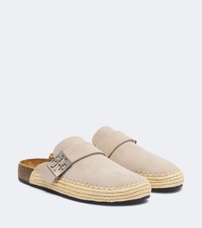 Tory Burch Tory Burch Mellow woven suede clogs