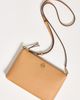 Tory Burch Tory Burch Mercer Pebbled Zip Crossbody Bag Tiramisu One - 5