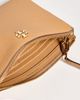 Tory Burch Tory Burch Mercer Pebbled Zip Crossbody Bag Tiramisu One - 6