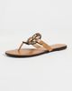Tory Burch Tory Burch Metal Miller Sandals WALNUT / GOLD - 2