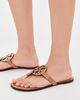 Tory Burch Tory Burch Metal Miller Sandals WALNUT / GOLD - 3