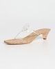 Tory Burch Tory Burch Miller Jelly Kitten Heels Clear - 2