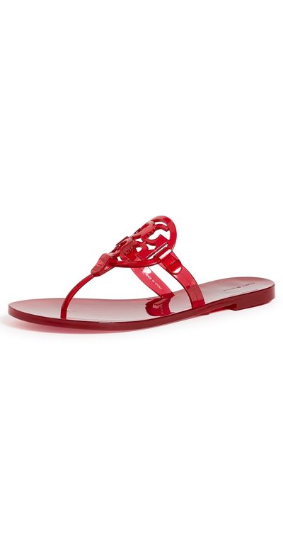 Tory Burch Tory Burch Miller Jelly Sandals Blaze Red