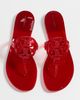 Tory Burch Tory Burch Miller Jelly Sandals Blaze Red - 5