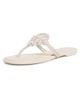 Tory Burch Tory Burch Miller Knotted Pearl Sandals Light Cream - 1