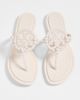 Tory Burch Tory Burch Miller Knotted Pearl Sandals Light Cream - 2