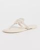 Tory Burch Tory Burch Miller Knotted Pearl Sandals Light Cream - 4