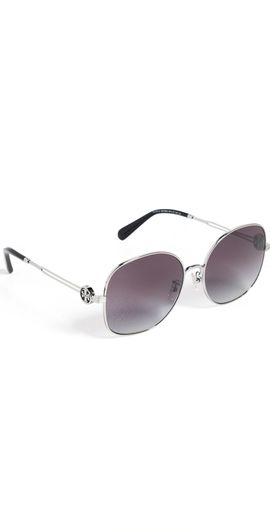 Tory Burch Tory Burch Miller Metal Sunglasses Silver One