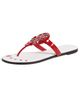 Tory Burch Tory Burch Miller Nail Polish Sandals Flash Red - 1