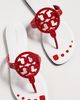 Tory Burch Tory Burch Miller Nail Polish Sandals Flash Red - 5