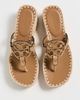 Tory Burch Tory Burch Miller Raffia Wedge Sandals 25mm Amber Grain - 5