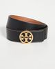 Tory Burch Tory Burch 1.5" Miller Reversible Belt Black/New Cuoio/Gold M - 2