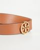 Tory Burch Tory Burch 1.5" Miller Reversible Belt Black/New Cuoio/Gold M - 5