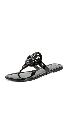 Tory Burch Tory Burch Miller Sandals Perfect Black Patent
