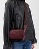 Tory Burch Tory Burch Miller Soft Mini Crossbody Bag Merlot One - 3