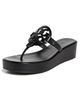 Tory Burch Tory Burch Miller Wedge Sandals 25mm Perfect Black - 1